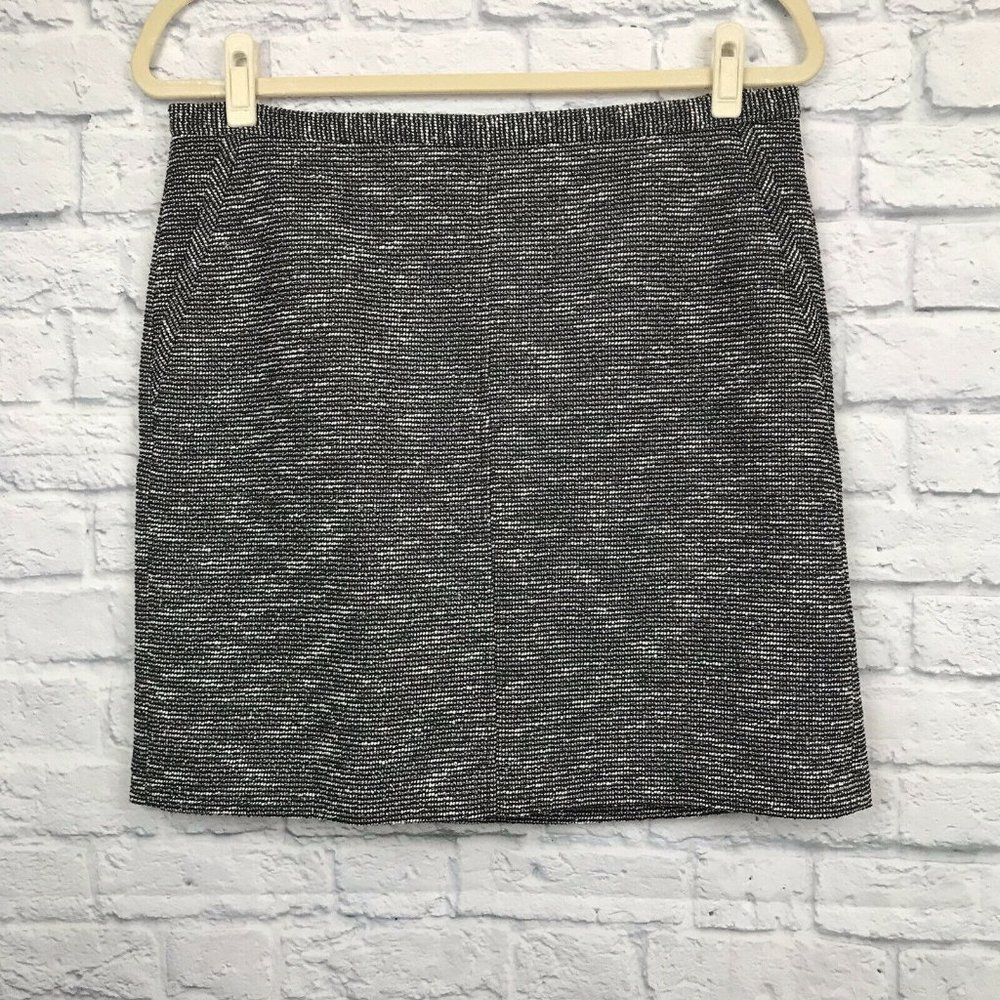 Anne Klein Size 16 Classic Black White Tweed Suit Skirt Career Wear NWT $99